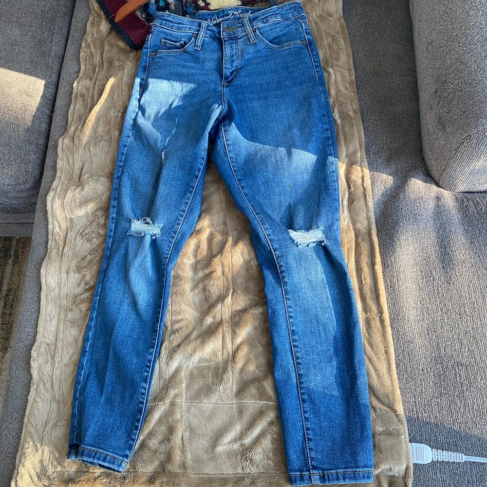 Universal Thread distressed skinny jeans